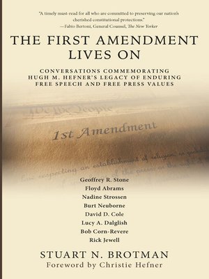cover image of The First Amendment Lives On